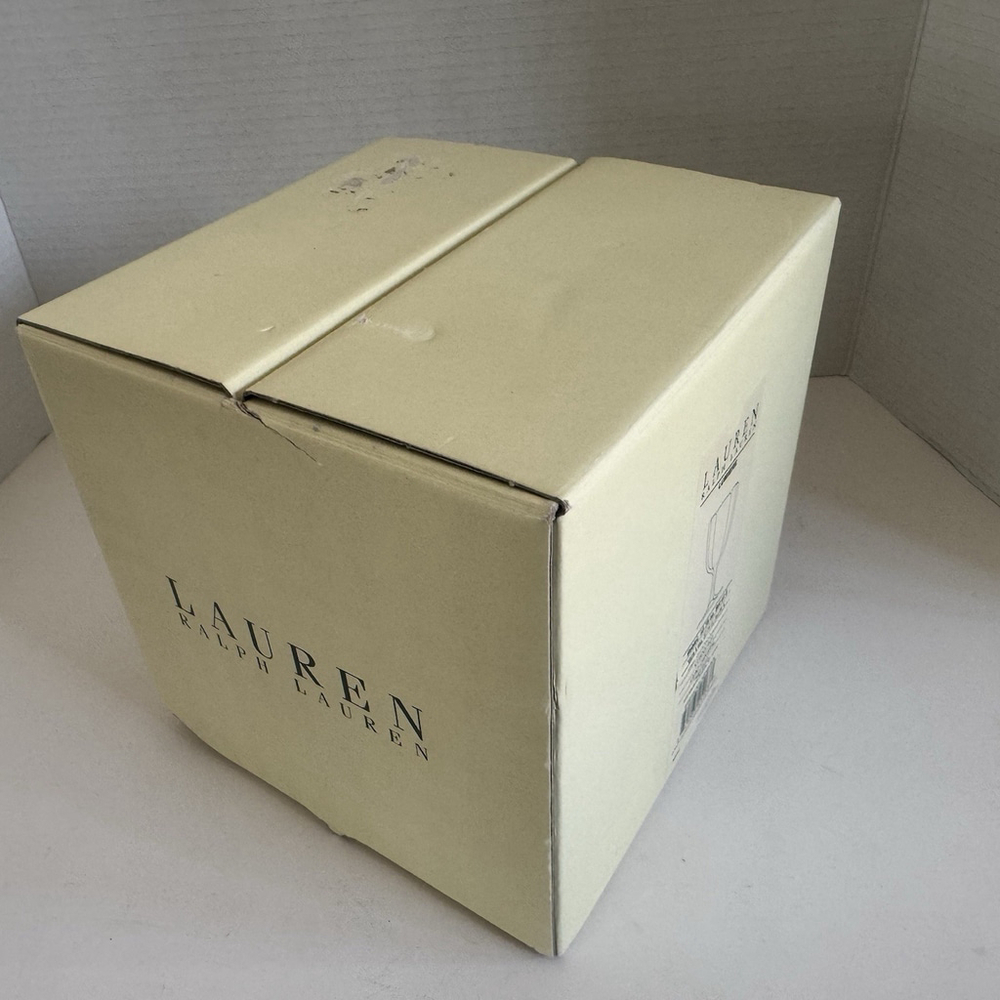 Ralph Lauren Lumiere Crystal Goblets, Etched LRL Set Of 4 RARE** - Picture 12 of 14